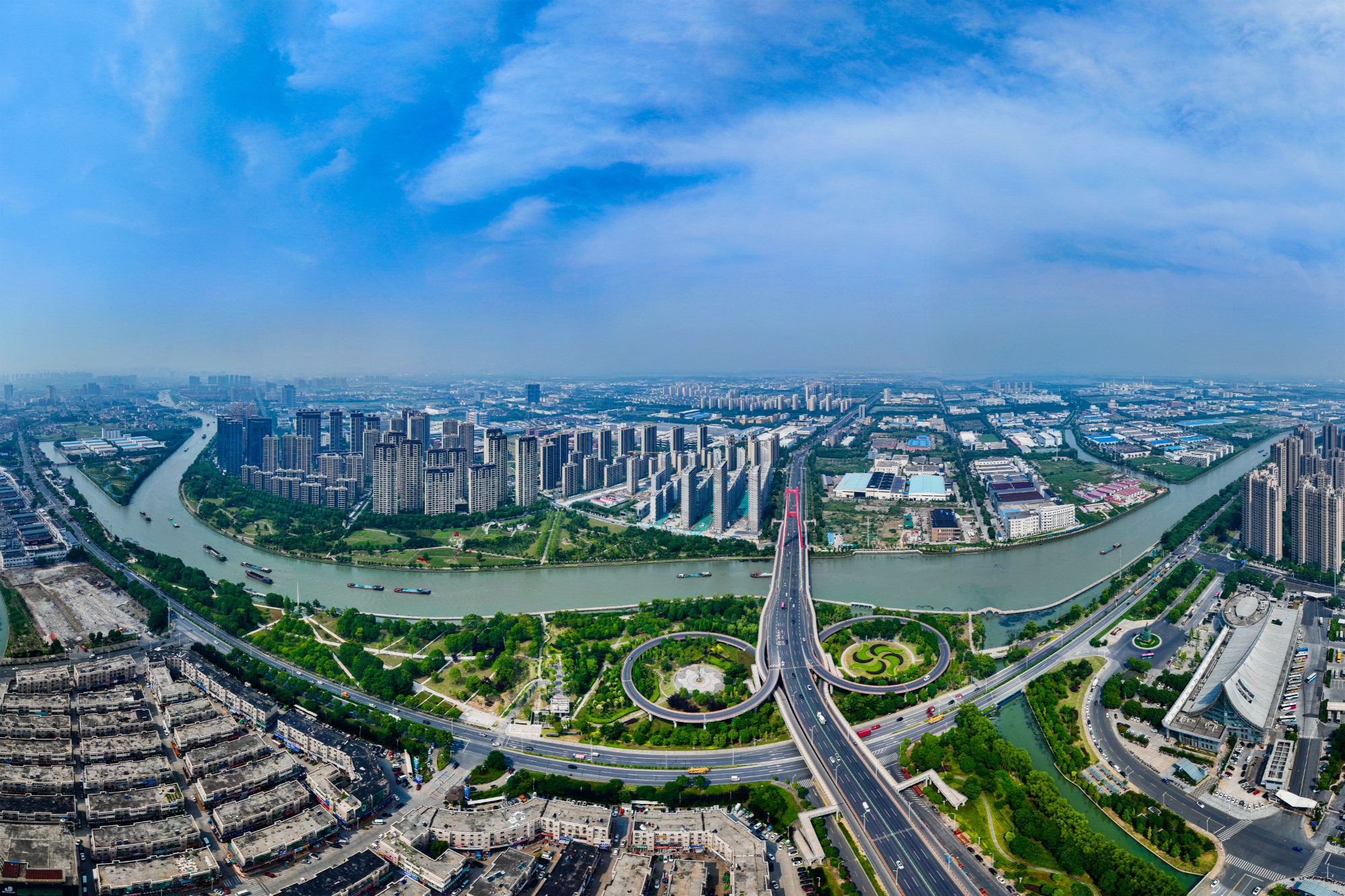 俯瞰吴江。吴江区供图