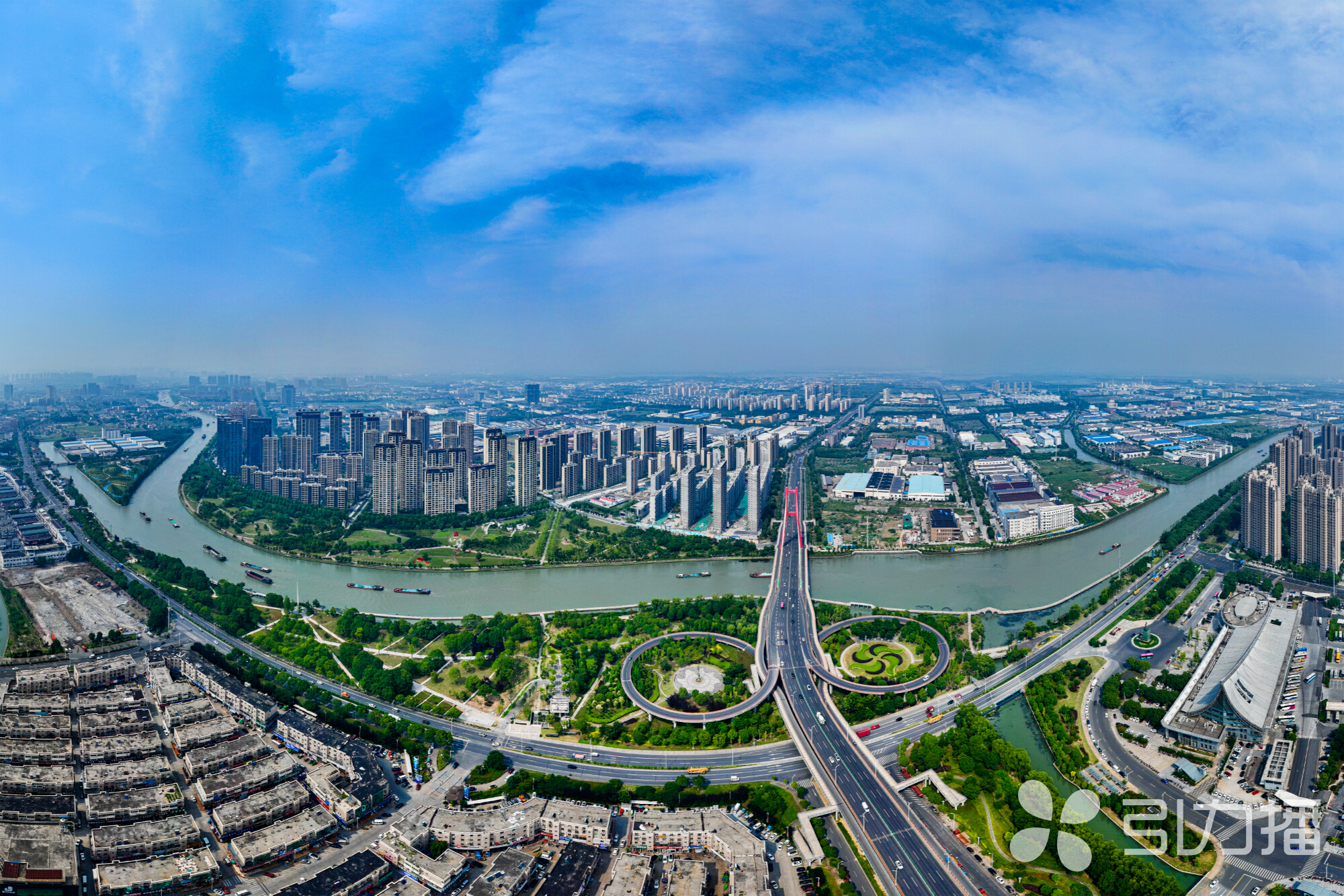 俯瞰吴江。吴江区供图